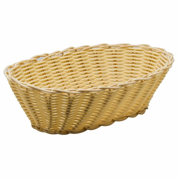Regent Woven Basket Oval Hollow Cord Pp Plastic, (250X180X55Mm)