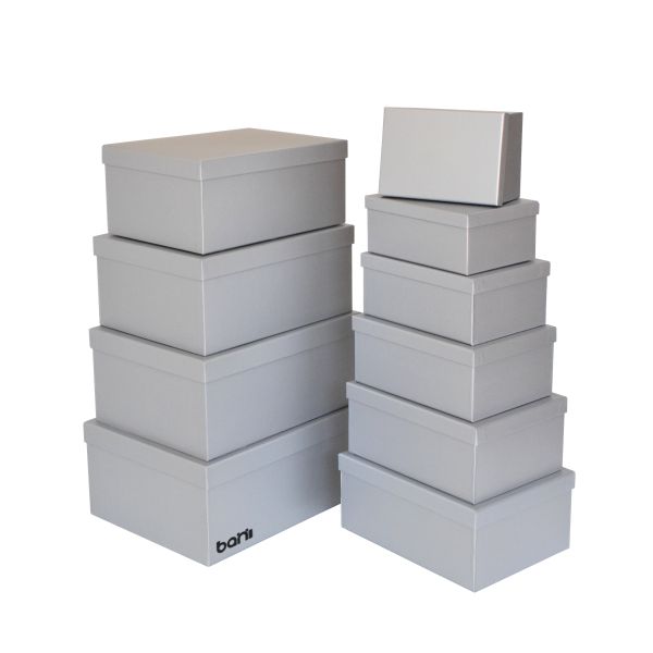 bani - White - 10 Piece Nesting Gift Box Set with Lid