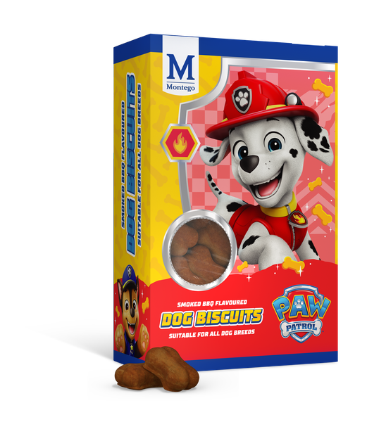 Montego PAW Patrol Smoked BBQ Flavoured Biscuits 800g