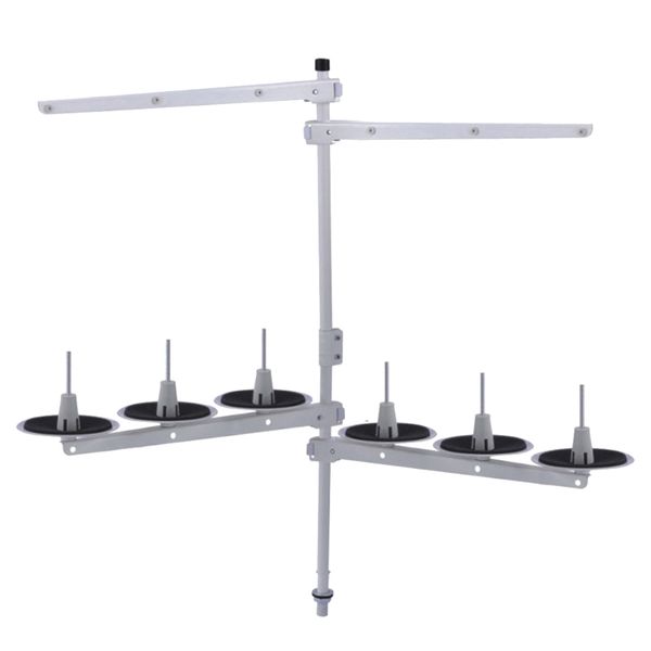 6 Cone Spools Thread Holder Stand Rack for Household Sewing Machine