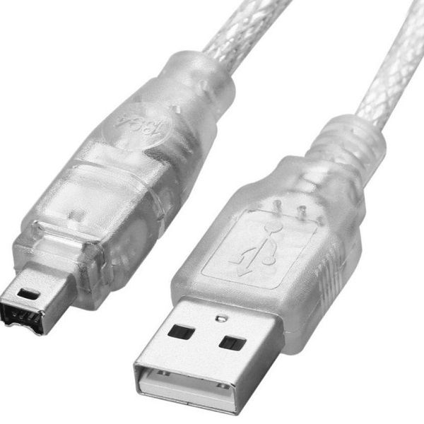 1.5 Firewire 4Pin - USB A Cable