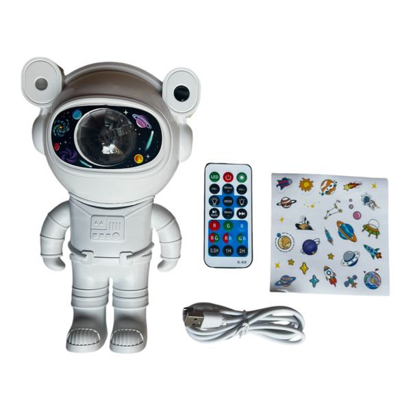 Galaxy Projector Astronaut Light with Bluetooth Speaker (12 Modes)