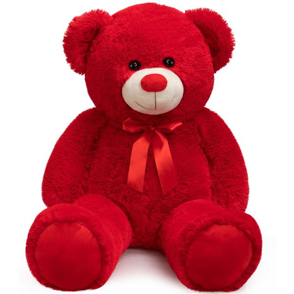 Flexy Be My Valentine Teddy Bear Gift Pack 80 cm Red