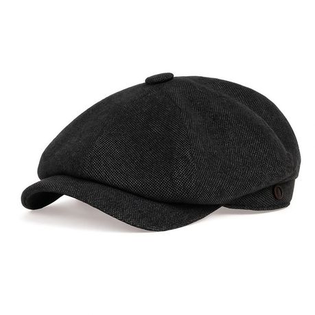 Refined Tweed Newsboy Cap For Men and Women Image