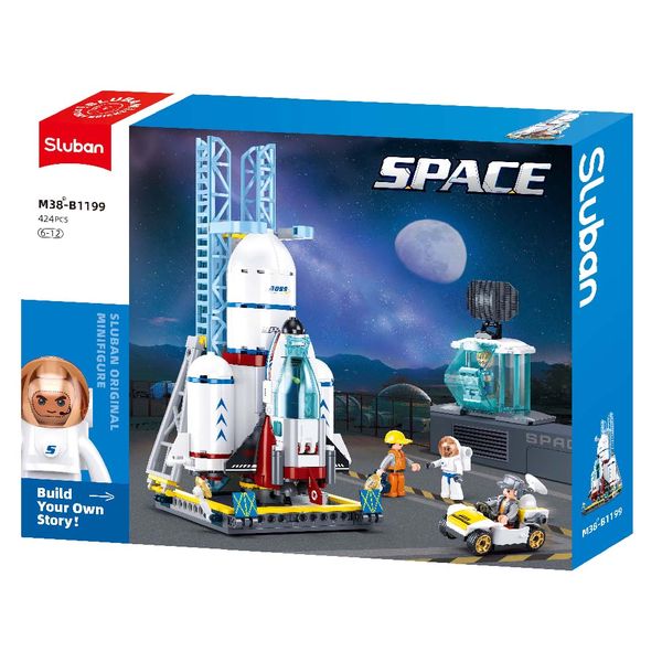 Sluban Building Set: Space - Dream Launch Center - 424 Pieces
