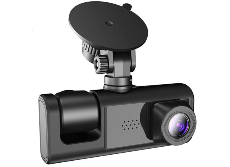 Traffic Recorder-3 Camera Lens Front and Rear Inside Dashcam