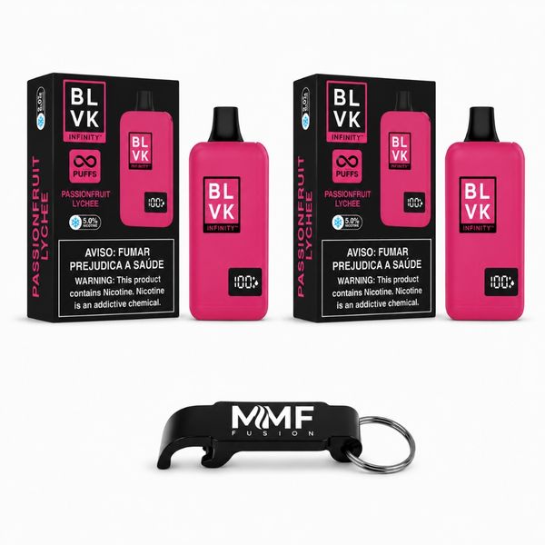 BLVK MMF Infinity 100k Puffs Dispo Vape -Passionfruit Lychee (5 Devices)