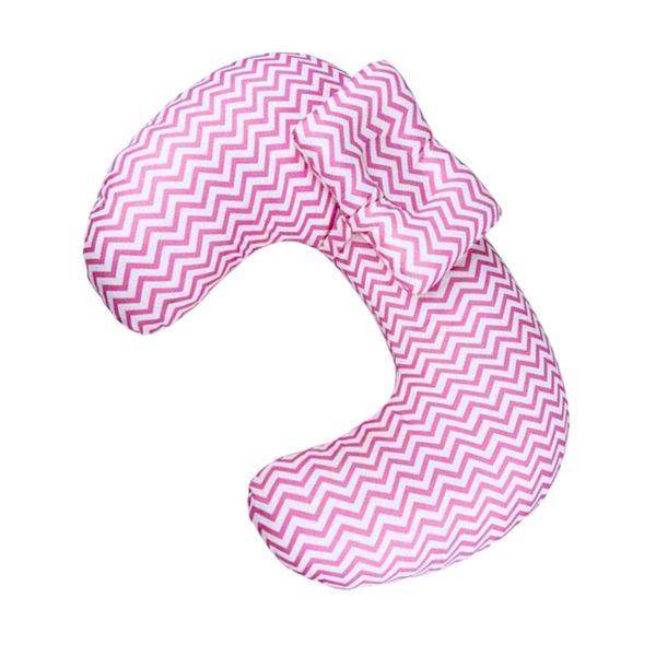 Nursing Pillow with Baby Cushion &amp; Detachable Headrest