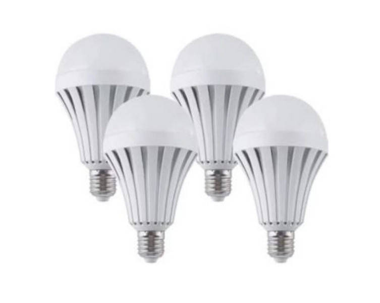 9W Rechargeable Loadshedding LED Bulb Bayonet pack of 4