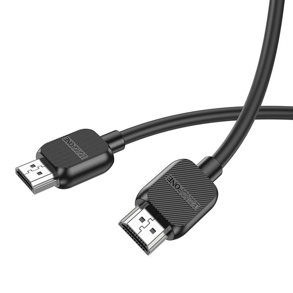 Borofone Cable Bus02 Vivido - Hdmi 2.0 4k Hd - 1 Metre Black.