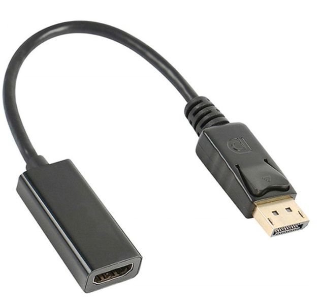 TUFF-LUV Essential 1080P Display Port to HDMI Cable - Black