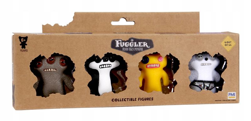 Fuggler Collectible Figures 4 Pack Window Box- Limited Edition