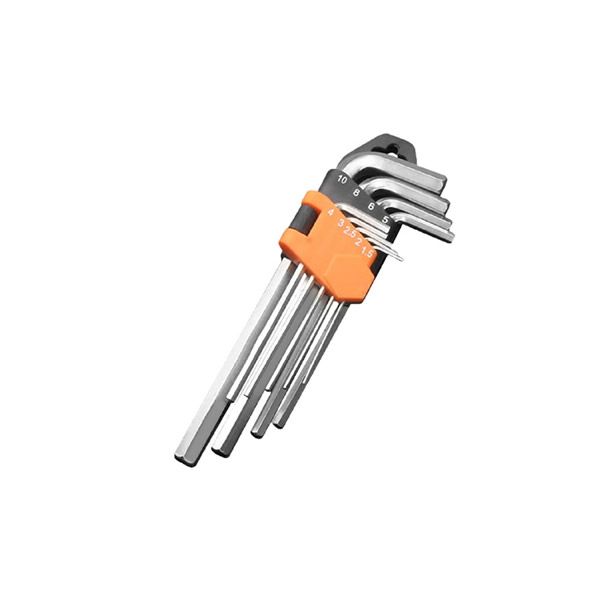 9 Pieces Hexagonal Key Set - H1.5-H10 Tool Kit SD 94339