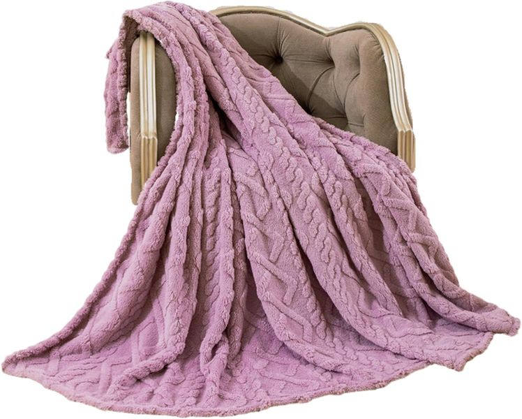 180x200cm Jacquard Fleece Blanket Sofa Throw