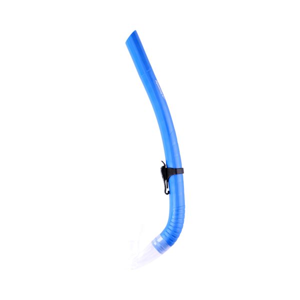 Aqualine Apollo Silicone Snorkel - Blue