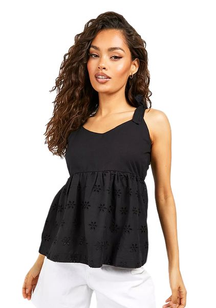 Brave Soul V-Neck Camisole Tie Shoulder