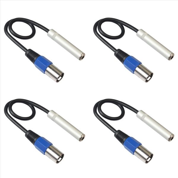 Balanced 1/4Inch Female To Xlr Male Quarter Inch Ts/Trs To Xlr