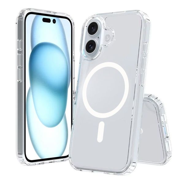 MagSafe Compatible Clear Cover for Apple iPhone 16 Series - By Sk.
