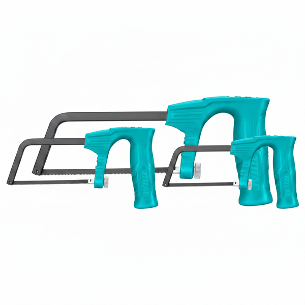 Total Mini Hacksaw 150mm with 1 Piece Carbon Steel Blade - 2 Pack