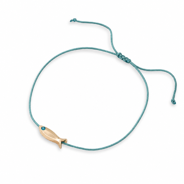 Women's Adjustable Delicate Fish Charm Anklet Beach Summer Foot Bracelet