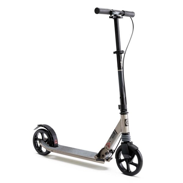 Oxelo Kids' Big-Wheeled Front Suspension Folding Scooter