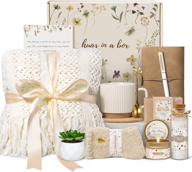 Women's Gift Set Constant Blanket,Mug &amp; Spoon Set ,bath salt-12 Pcs