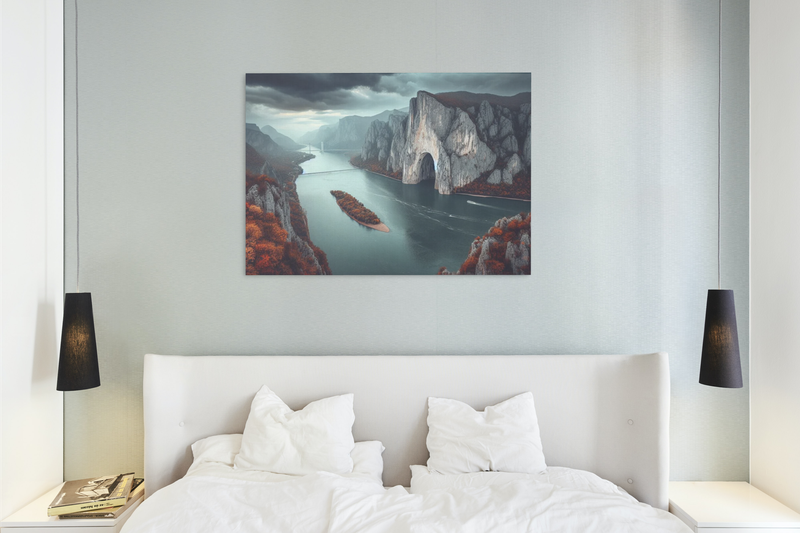 Printed Canvas Wall Art: Cave Prints