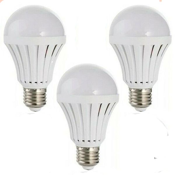 Loadshadding Rechargeable LED Light Bulb12w – Screw 3 pack