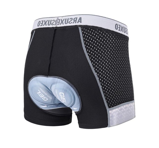 ARSUXEO Men's Bike Cycling Underwear Shorts Gel Padded 002C