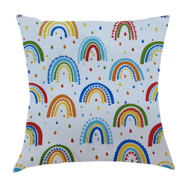 Rainbows Pillow/Scatter Cushion Cover 50x50cm (inner included)