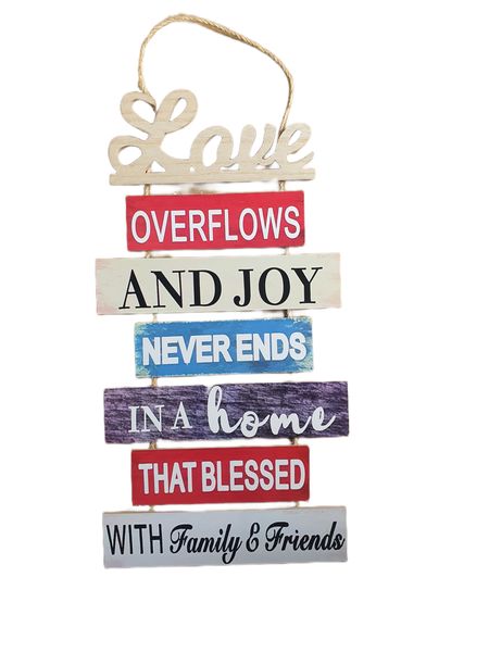 Love Family &amp; Friends Home Decor Wall Art