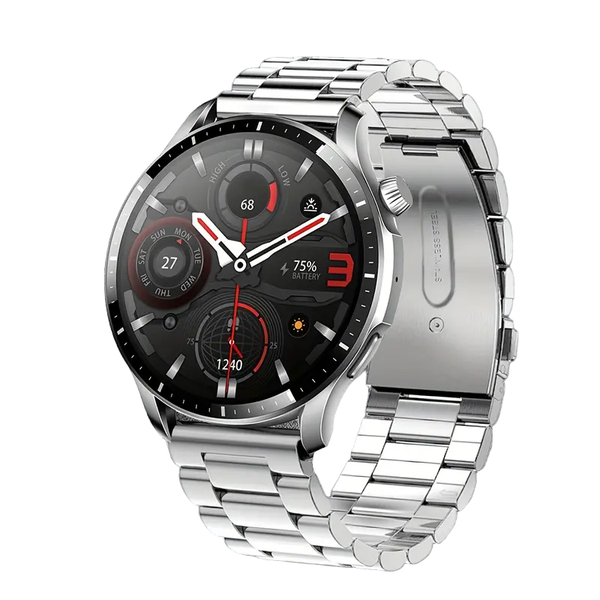 Cardioid Sensor Smart Watch With Retinol High Definition Screen - Silver