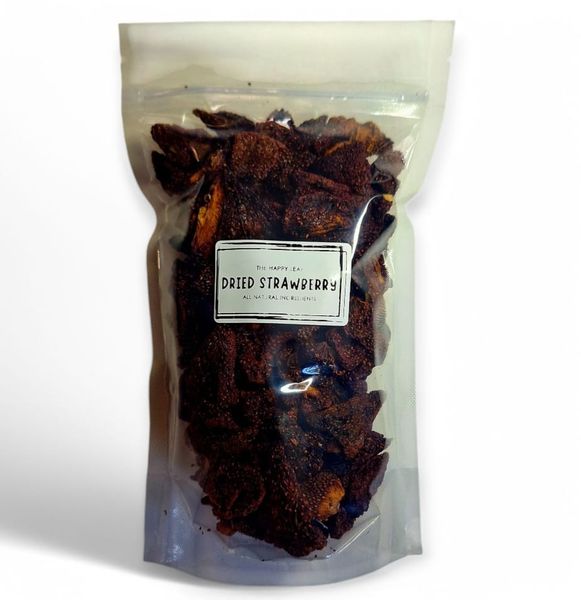 The Happy Leaf Naturally Dehydrated/Dried Strawberries - 200g