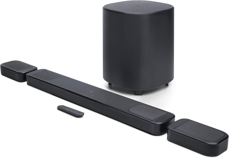 JBL Bar 1000MK2 7.1.4 Channel Soundbar With Detachable Speakers - Black