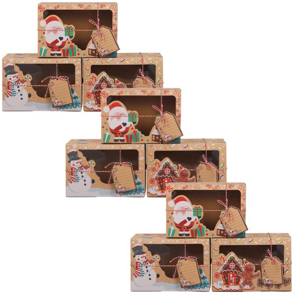 Home Decor Candy Cookie Storage Box Set Of 9 (22cm x 15cm x 7cm)