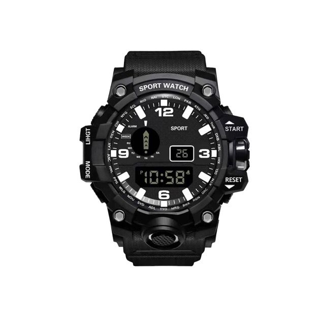 Men Multifunction Luminous Round Electronic Watch Buy Online in South