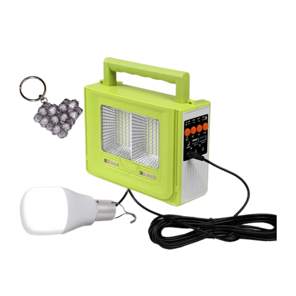AB-TY57 Solar Powered Multi-functional Emergency Light + Speaker 150W
