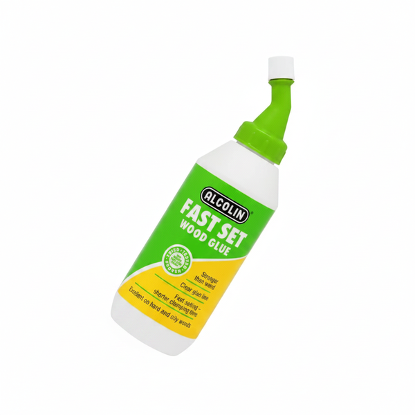 Alcolin Fast Set Wood Glue 250ml - Quick Drying for Strong Joints