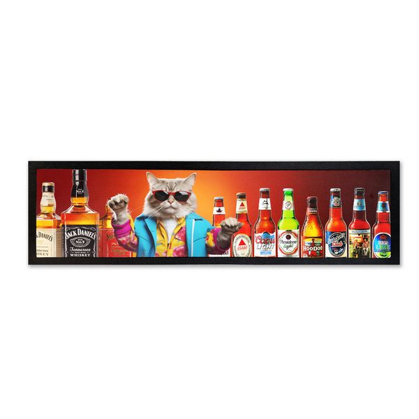 Cool Cat Bar Mat