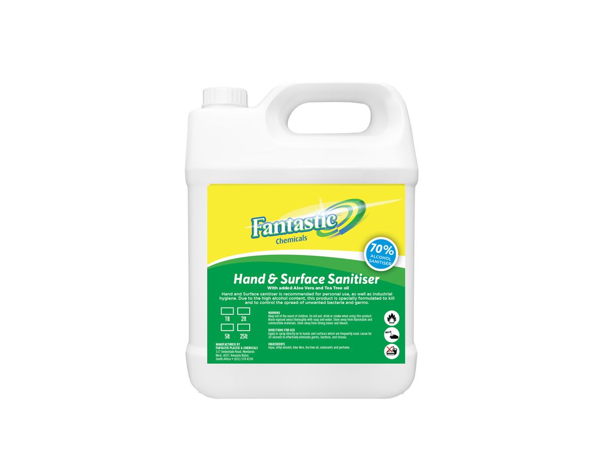 Fantastic Chemicals Hand and Surface Sanitiser 70 5 Litre Buy