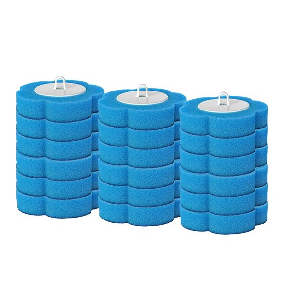 18 Piece Disposable Toilet Brush Replacement Heads