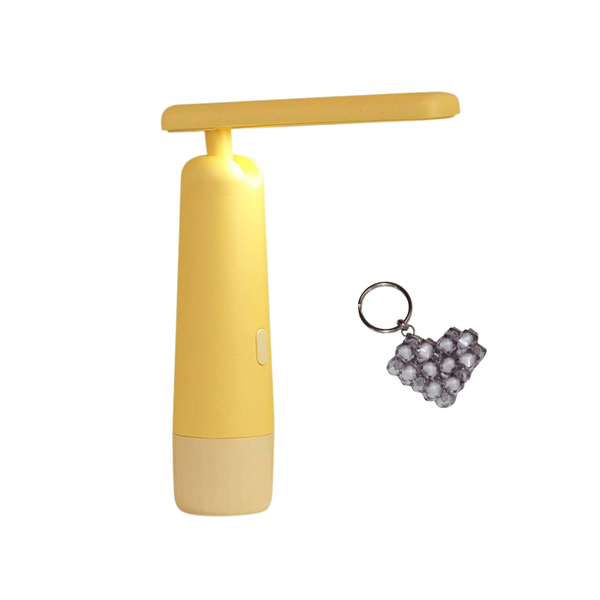 CS306 USB Rechargeable Slim Table Lamp With Customizable Stickers &amp; Keyring