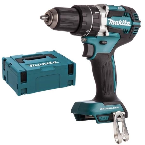 Makita - Cordless LXT Brushless Driver Drill DHP484ZJ with Case - Bare Unit