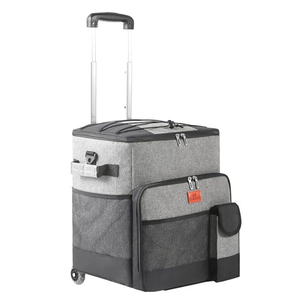 Cooler Bag Rolling Thermal Insulation Portable Large Capacity Storage Bag