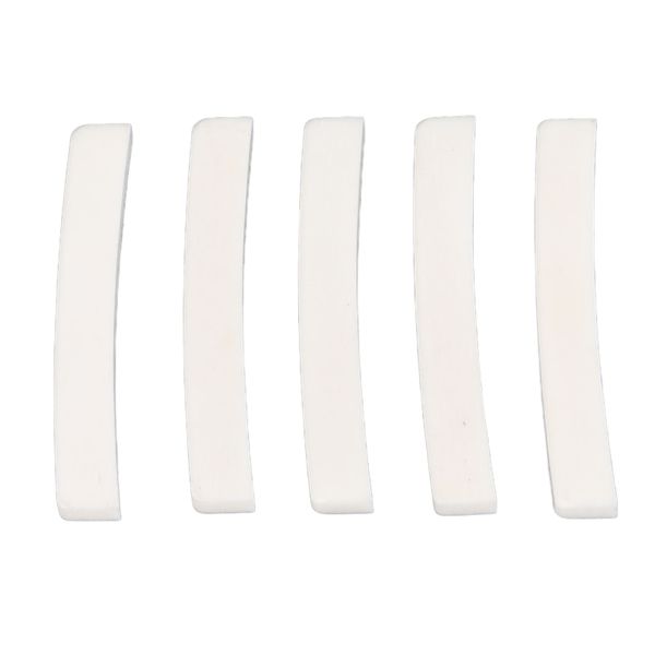 5pc Bone Guitar Nut Blanks