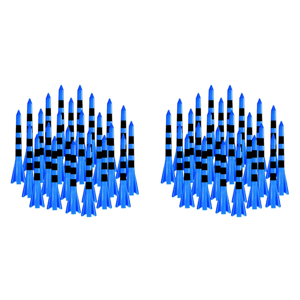 Plastic Golf Tees Pack Of 50 5 Prongs Plastic Golf Tees 3-1/4 Inch