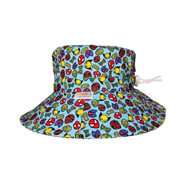Kids Bucket Sun Hat Superhero Marvel Characters