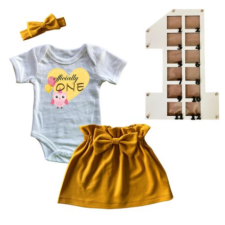 Owl first clearance birthday outfit