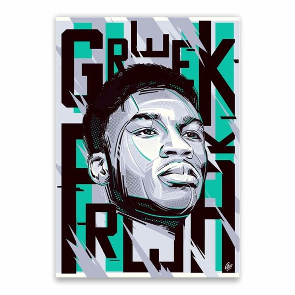 Giannis Antetokounmpo Decorative Poster - A1