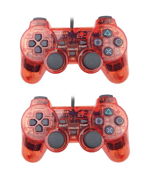 TrendTech PC Gamepad Controller 2 in 1 - Red with Light